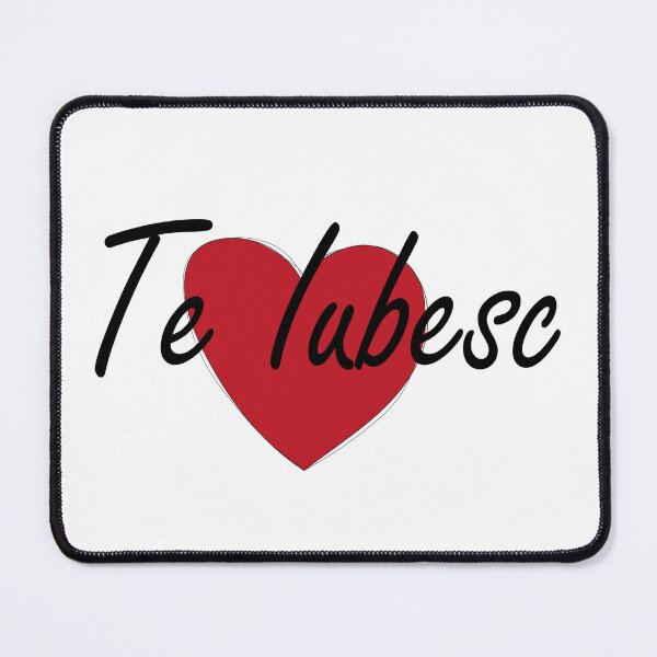 Item preview, Te Iubesc I Love You Romanian Dragoste Cute Red Heart designed and sold by Nirvanibex.