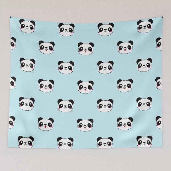 Item preview, Baby Panda faces cute pattern designed and sold by veczock.