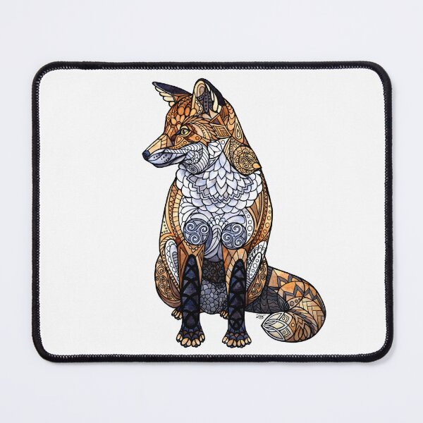 Artikelvorschau, Buntglas Fox entworfen und verkauft von ZHField.