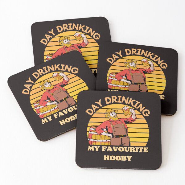 Item preview, DAY DRINKING MY FAVORITE HOBBY FUNNY  designed and sold by mattades.