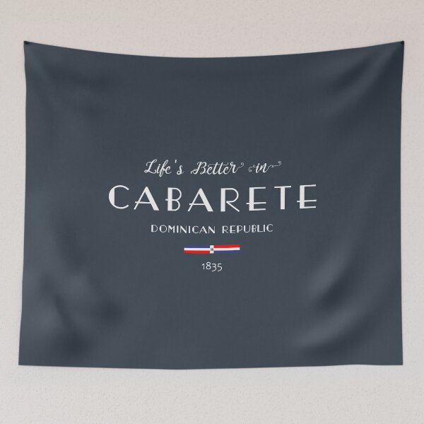 Item preview, Life is Better in CABARETE Dominican Republic Flag designed and sold by frenchsalsa.