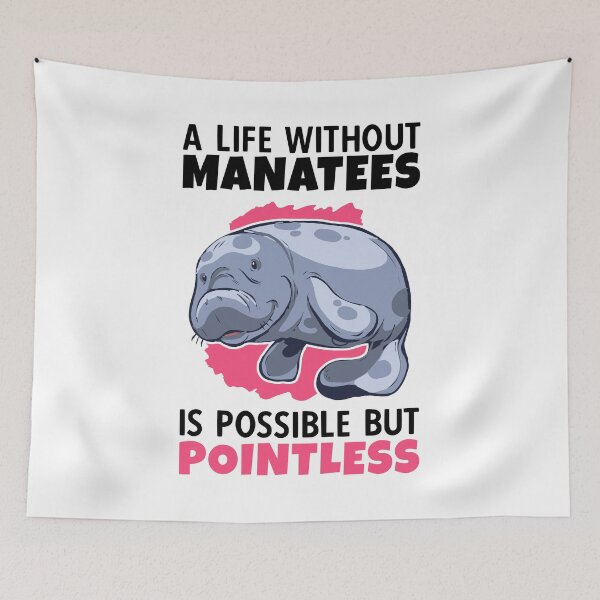 Item preview, life without sea cow manatee marine mammals designed and sold by madgrfx.
