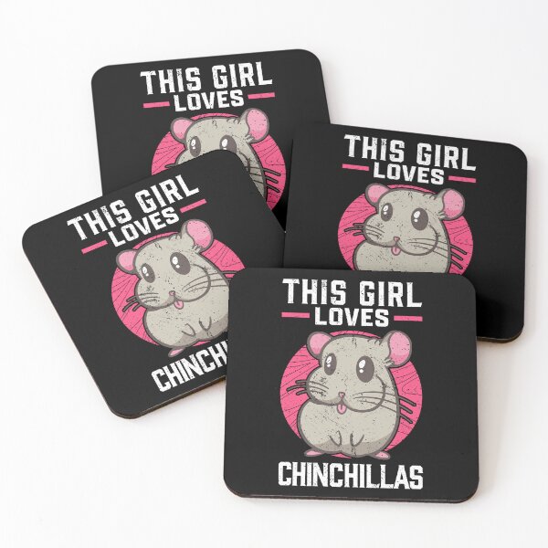 Item preview, Girl the chinchilla loves rodent dust bunny designed and sold by madgrfx.