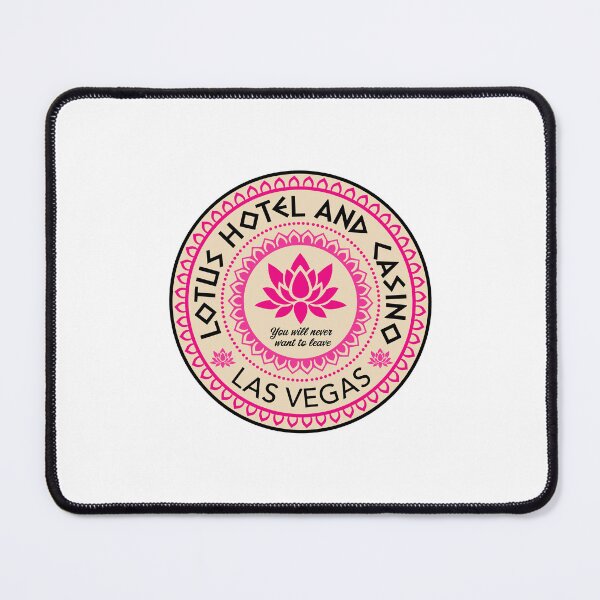Aperçu de l'œuvre Lotus Hotel et Casino Vintage Hotel Sticker créée et vendue par rachelrifat.