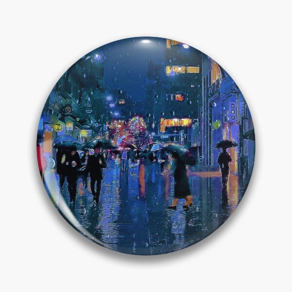Item preview, old Tokyo by night under the rain  designed and sold by XXgooddeedXX.