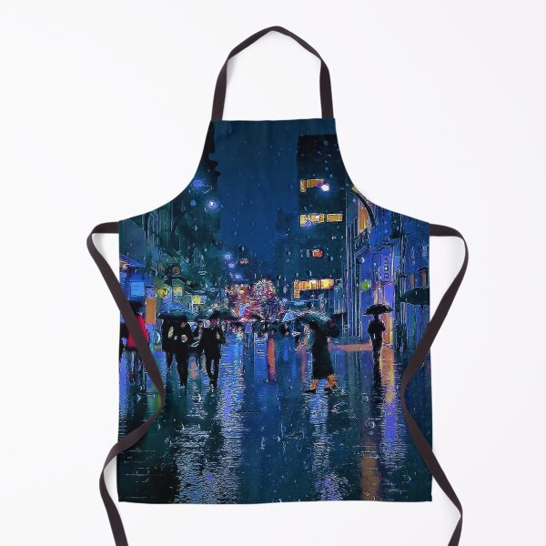 Item preview, old Tokyo by night under the rain designed and sold by XXgooddeedXX.