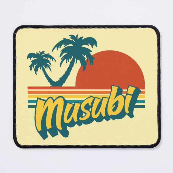 Item preview, Musubi Retro Hawaii Sunset and Palm Trees designed and sold by Huhnerdieb Apparel.