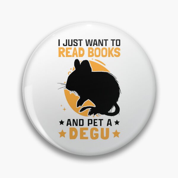 Item preview, Degus and Books Chilean Rodent Degu designed and sold by madgrfx.