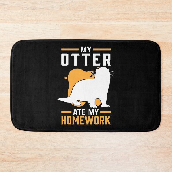 Item preview, Otter homework eaten otter sea otter designed and sold by madgrfx.