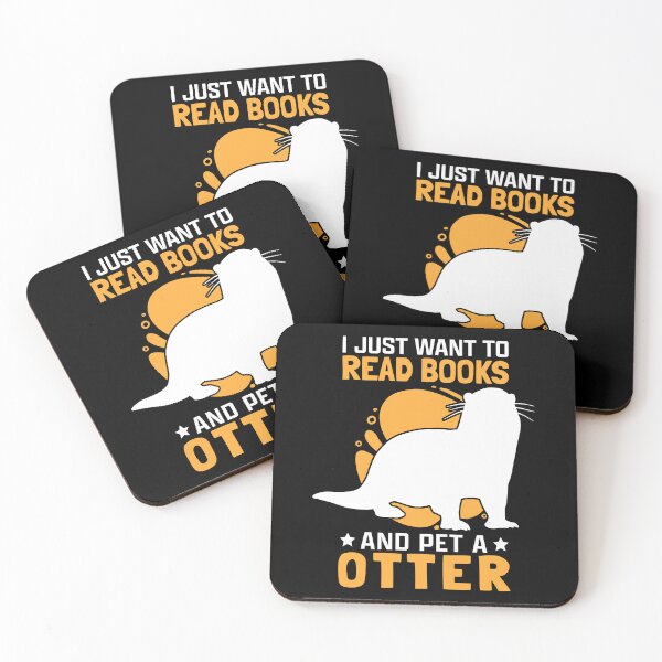 Item preview, Otters pet and books otters sea otters designed and sold by madgrfx.