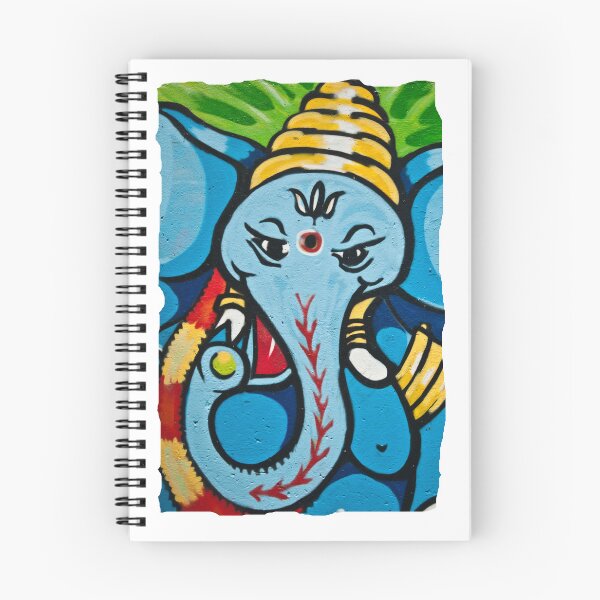 Item preview,  urban Art - blue Lord Ganesh  designed and sold by deepakrode7.