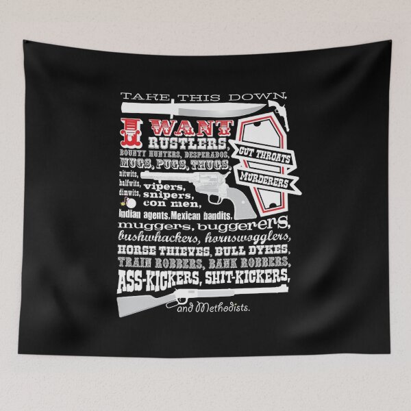 Item preview, Take This Down. I Want... (Blazing Saddles) Poster designed and sold by cognacxogriff.