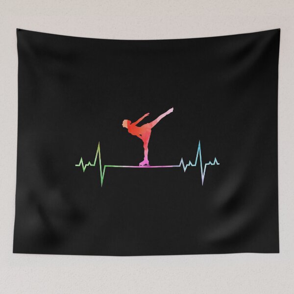 Item preview, Figure Skating Ice Skater Skate Dance Heartbeat Pulse designed and sold by CuteDesigns1.