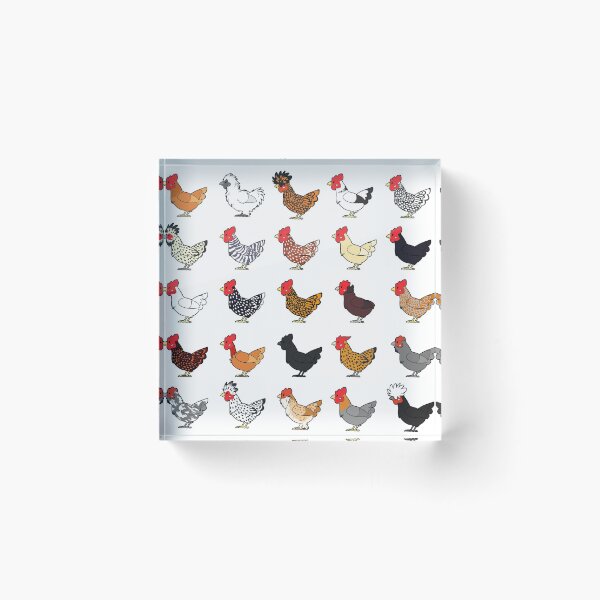 Item preview, Chicken Breeds (captionless) designed and sold by NuclearLemons.