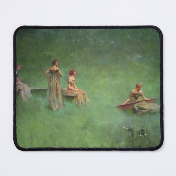 Item preview, The Lute by Thomas Wilmer Dewing - Vintage Art designed and sold by RickE.
