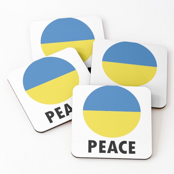 Aperçu de l'œuvre Peace Ukraine créée et vendue par ecbdesign.