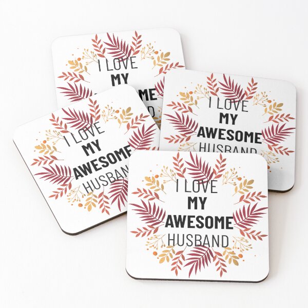Item preview, I LOVE MY AWESOME HUSBAND. designed and sold by FreeRange Co.