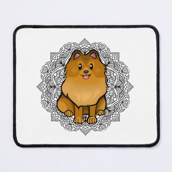 Item preview, Brown Pomeranian Mandala designed and sold by Ahenix.