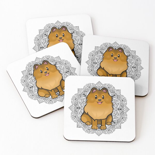 Item preview, Brown Pomeranian Mandala designed and sold by Ahenix.