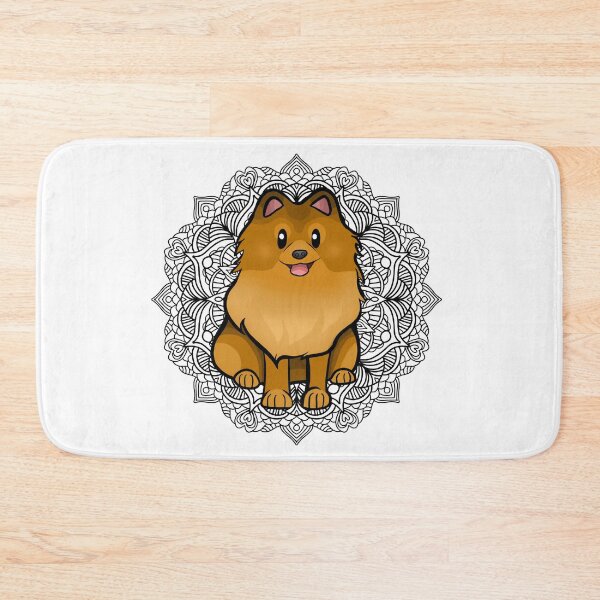 Item preview, Brown Pomeranian Mandala designed and sold by Ahenix.