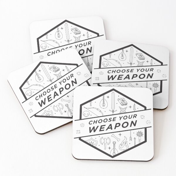 Item preview, Choose Your Weapon designed and sold by MagicCatSmudge.