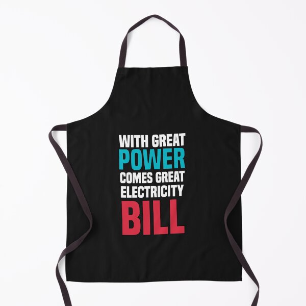 Item preview, with great power comes great electricity bill designed and sold by Crystakim.