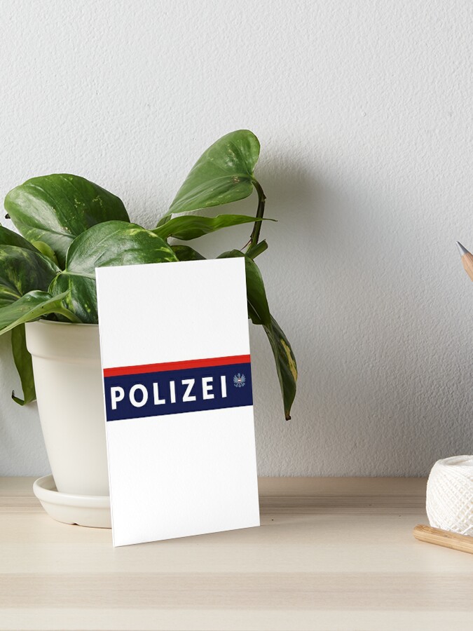 Polizei Sticker for Sale by ArtBae