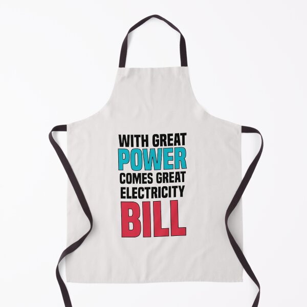 Item preview, with great power comes great electricity bill designed and sold by Crystakim.