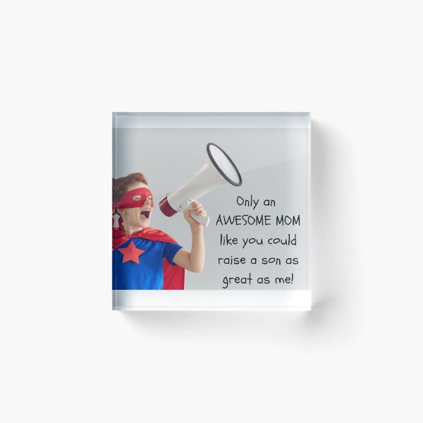Item preview, Awesome mom raising a great son designed and sold by cleite04.