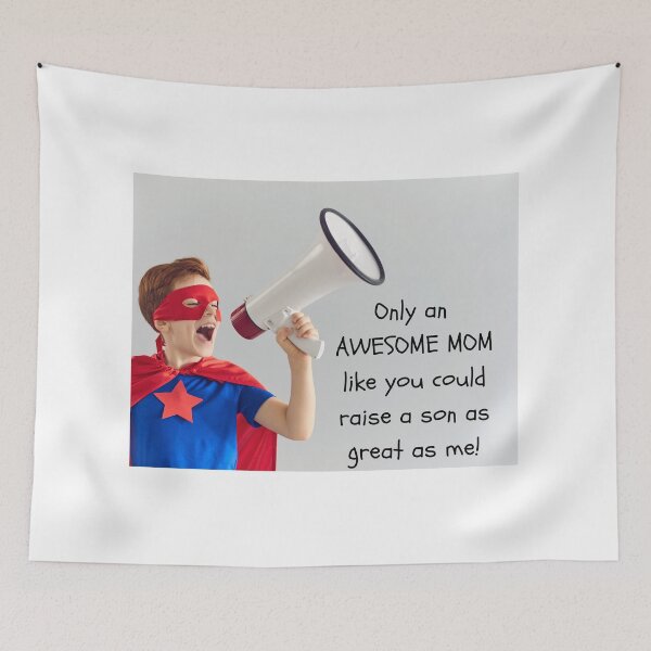 Item preview, Awesome mom raising a great son designed and sold by cleite04.