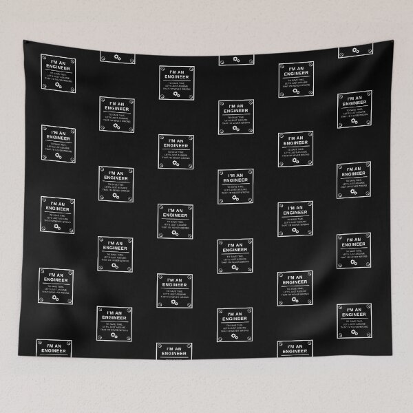 Item preview, I'm An Engineer, Engineer Never Wrong, Funny Engineer Saying designed and sold by singRsong.