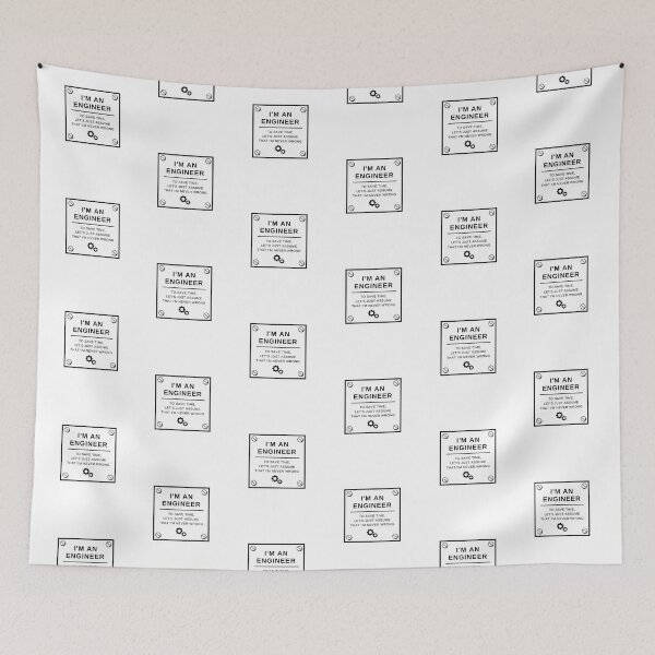 Item preview, I'm An Engineer, Engineer Never Wrong, Funny Engineer Saying designed and sold by singRsong.