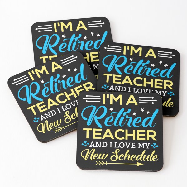 Item preview, i'm a retired teacher and i love my new schedule designed and sold by FurioInc.