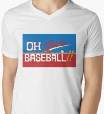 Oh! That's a Baseball!! JJBA Jojo's Bizarre Adventure Men's V-Neck T-Shirt