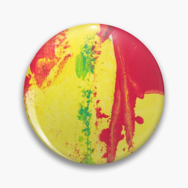 Item preview, Gouache Strokes Abstract Painting Red Green Yellow designed and sold by kertasiun.