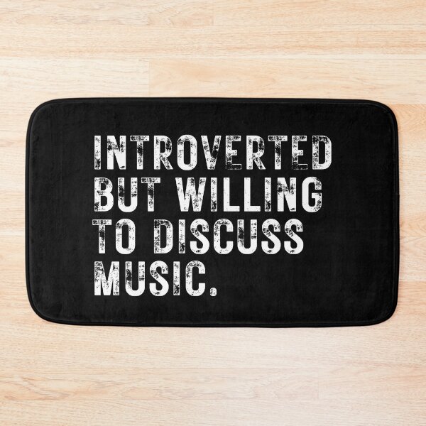 Item preview, Introverted But Willing To Discuss Music Humorous Musical For Musicians And Music Lovers designed and sold by Funwithmusic.