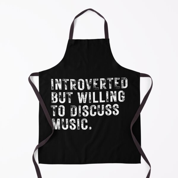 Item preview, Introverted But Willing To Discuss Music Humorous Musical For Musicians And Music Lovers designed and sold by Funwithmusic.