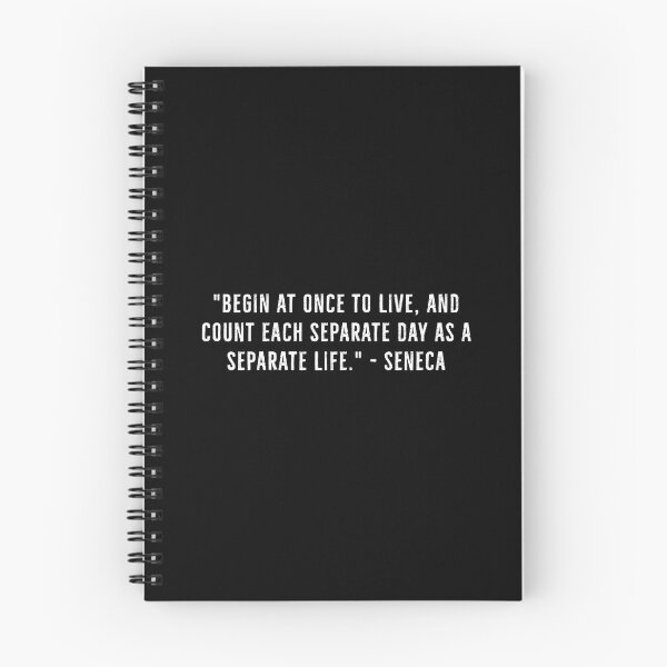 Item preview, One Day, One Life- Seneca Stoicism Quote designed and sold by PhilosophyWear.