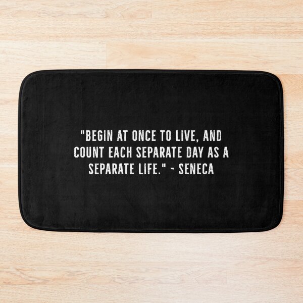 Item preview, One Day, One Life- Seneca Stoicism Quote designed and sold by PhilosophyWear.