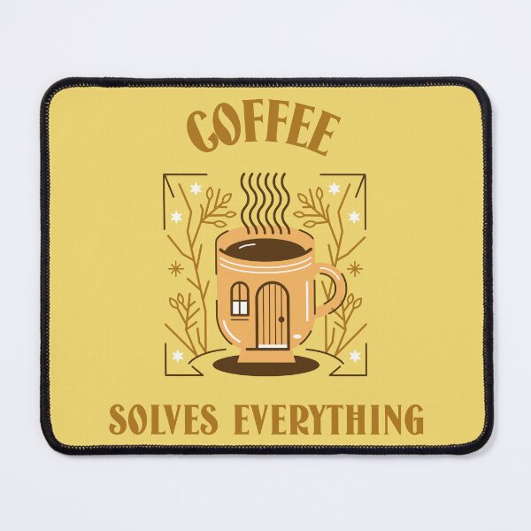 Item preview, Coffee Solves Everything - Gift For Coffee Enthusiast designed and sold by SwordsAndCharms.