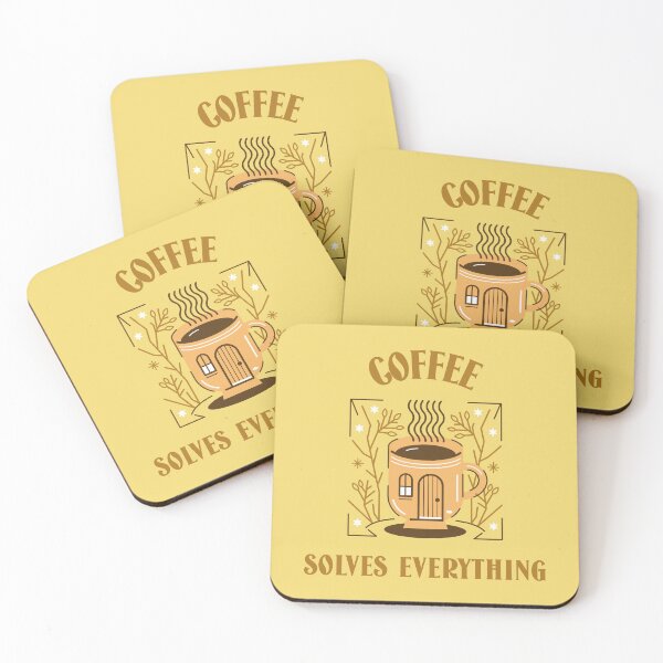 Item preview, Coffee Solves Everything - Gift For Coffee Enthusiast designed and sold by SwordsAndCharms.