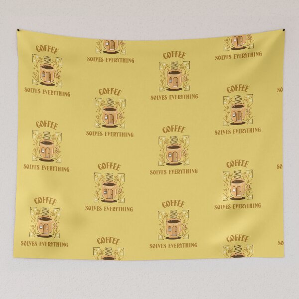 Item preview, Coffee Solves Everything - Gift For Coffee Enthusiast designed and sold by SwordsAndCharms.
