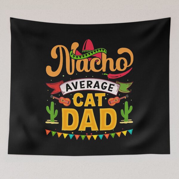 Item preview, Nacho Average Cat Dad designed and sold by simplife-art.