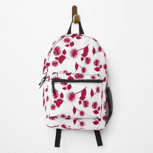 Item preview, Red Wildflowers Block Print designed and sold by HildegunStudio.