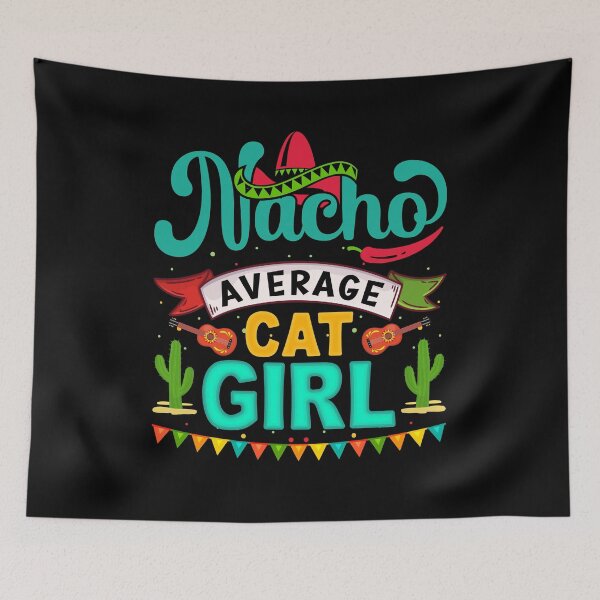 Item preview, Nacho Average Cat Girl designed and sold by simplife-art.