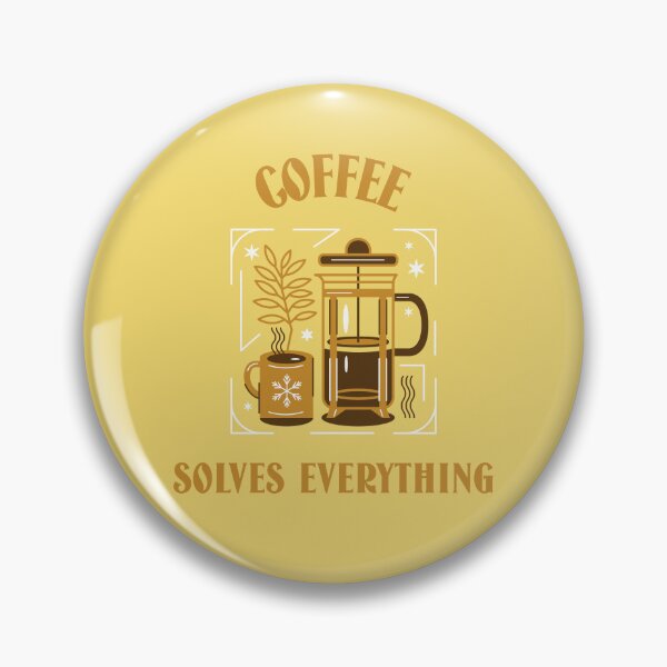 Item preview, Coffee Solves Everything - Gift For Coffee Enthusiast designed and sold by SwordsAndCharms.