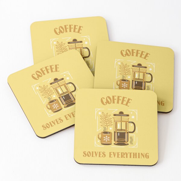 Item preview, Coffee Solves Everything - Gift For Coffee Enthusiast designed and sold by SwordsAndCharms.