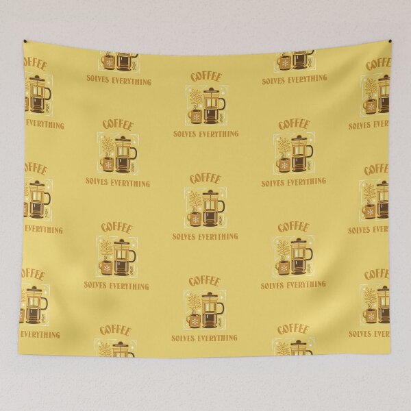 Item preview, Coffee Solves Everything - Gift For Coffee Enthusiast designed and sold by SwordsAndCharms.