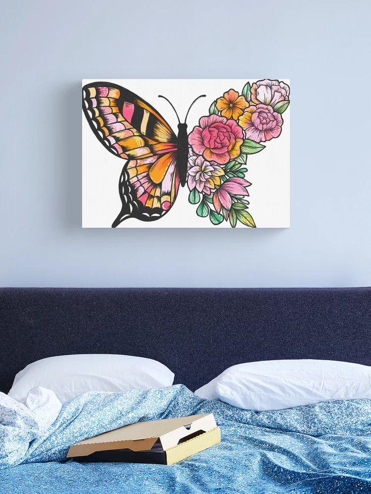 floral butterfly Poster for Sale by WildPilotLLC