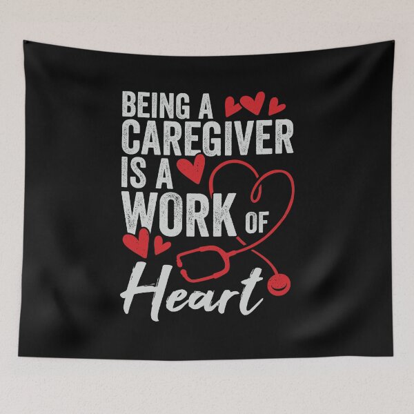 Item preview, Being A Caregiver Is A Work Of Heart designed and sold by Marcid95.